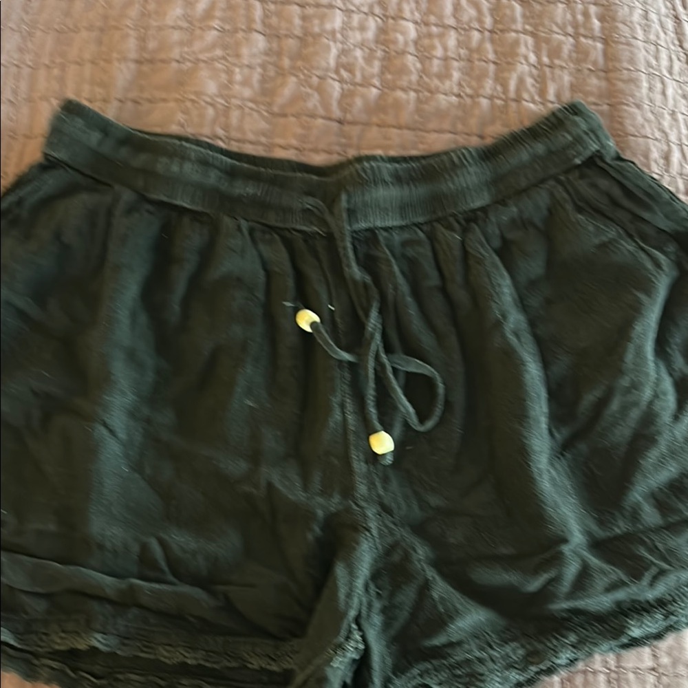 Women's Black Casual Shorts